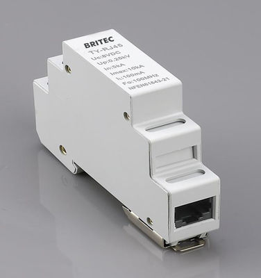 Dispositivos de protección contra sobretensiones de datos RJ45 SPD Ethernet Din Rail Tipo de red eléctrica de arrestores de sobretensiones