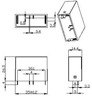 BRPV - soporte SPD del PWB del dispositivo de protección contra sobrecargas de 20RS 500V DC