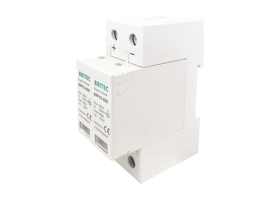 Pararrayos solar de los pararrayos de la oleada de la protección contra la luz 600v DC del picovoltio del protector de sobretensiones