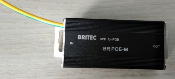 Poder de las telecomunicaciones RJ45 del protector de sobretensiones del PoE de Ethernet sobre el pararrayos rj45
