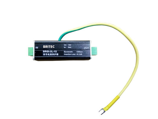 Dispositivo de protección contra sobretensiones de red de 12V con carcasa de aleación de aluminio y tiempo de respuesta rápido para protección de líneas de datos