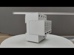 Clase compacta pararrayos eléctricos trifásicos SPD 12.5kA de la oleada de B + de C 3P + NPE