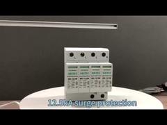 BR-12.5M 4P Dispositivo de protección contra sobretensiones de clase 1, protector contra sobretensiones, protección contra rayos